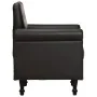 Sillón butaca de cuero auténtico negro by , Armchairs - Ref: Foro24-320779, Price: 225,67 €, Discount: %