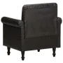 Sillón butaca de cuero auténtico negro by , Armchairs - Ref: Foro24-320779, Price: 225,67 €, Discount: %