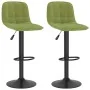 Taburetes de cocina 2 uds terciopelo verde claro by , Kitchen stools - Ref: Foro24-333993, Price: 103,21 €, Discount: %