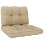 Silla de jardín y cojines beige madera pino impregnada de , Sillas de jardín - Ref: Foro24-3065744, Precio: 174,45 €, Descuen...