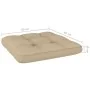 Silla de jardín y cojines beige madera pino impregnada de , Sillas de jardín - Ref: Foro24-3065744, Precio: 174,45 €, Descuen...