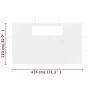 Paredes laterales de cenador con ventanas 2 unidades blanco by , Accessories for pavilions and gazebos - Ref: Foro24-3070420,...