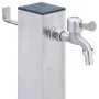 Fuente de agua para jardín acero inoxidable cuadrada 100 cm by , Irrigation systems - Ref: Foro24-364499, Price: 43,45 €, Dis...