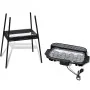 Barbacoa rectangular eléctrica con soporte BBQ de jardín de , Barbacoas - Ref: Foro24-40977, Precio: 66,72 €, Descuento: %