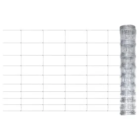 Valla de jardín de acero galvanizado plateado 50x1,2 m von , Zaunpaneele - Ref: Foro24-149485, Preis: 79,84 €, Rabatt: %