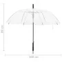 Paraguas transparente 100 cm de , Paraguas - Ref: Foro24-149135, Precio: 15,58 €, Descuento: %