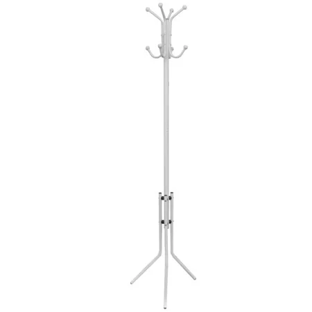 Perchero blanco metálico de pie by , Hat and coat racks - Ref: Foro24-241171, Price: 25,60 €, Discount: %