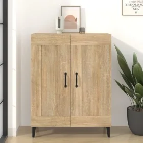 Aparador de madera contrachapada color roble 69,5x34x90 cm de , Aparadores - Ref: Foro24-812144, Precio: 95,83 €, Descuento: %