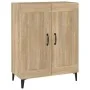 Aparador de madera contrachapada color roble 69,5x34x90 cm de , Aparadores - Ref: Foro24-812144, Precio: 95,83 €, Descuento: %