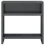 Mesita de noche madera contrachapada gris brillante 40x30x40cm de , Mesitas de noche - Ref: Foro24-800025, Precio: 31,21 €, D...