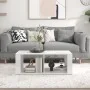 Mesa de centro madera contrachapada blanco brillo 100x50x36 cm by , Coffee table - Ref: Foro24-816522, Price: 46,95 €, Discou...
