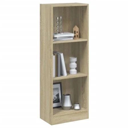Estantería 3 niveles madera ingeniería roble Sonoma 40x24x109cm de , Librerías y estanterías - Ref: Foro24-800831, Precio: 47...