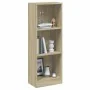 Estantería 3 niveles madera ingeniería roble Sonoma 40x24x109cm de , Librerías y estanterías - Ref: Foro24-800831, Precio: 47...