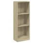 Estantería 3 niveles madera ingeniería roble Sonoma 40x24x109cm de , Librerías y estanterías - Ref: Foro24-800831, Precio: 47...