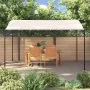Toldo acero y tela color crema 4x3 m 180 g/m² de , Carpas y cenadores - Ref: Foro24-362394, Precio: 242,74 €, Descuento: %