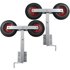 Set de 2 soportes de doble rueda de remolque de barco 59-84 cm de , Tráilers para barcos - Ref: Foro24-141551, Precio: 151,27...