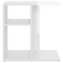 Mesa auxiliar madera contrachapada blanco brillante 50x30x50 cm by , Side tables - Ref: Foro24-803026, Price: 36,26 €, Discou...