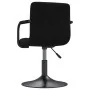 Sillas de comedor giratorias 6 unidades terciopelo negro de , Sillas de comedor - Ref: Foro24-3087927, Precio: 375,40 €, Desc...