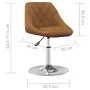 Silla de comedor giratoria 6 uds terciopelo marrón von , Essstühle - Ref: Foro24-3088767, Preis: 334,17 €, Rabatt: %