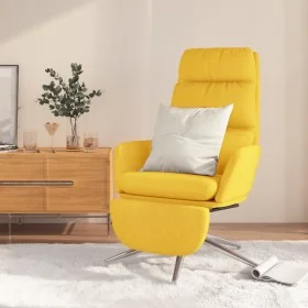 Sillón de relax con reposapiés tela amarillo mostaza von , Sessel - Ref: Foro24-3097531, Preis: 134,12 €, Rabatt: %