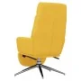 Sillón de relax con reposapiés tela amarillo mostaza de , Sillones - Ref: Foro24-3097531, Precio: 134,12 €, Descuento: %