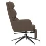 Sillón de relax con reposapiés tela gris taupe de , Sillones - Ref: Foro24-3097533, Precio: 125,37 €, Descuento: %