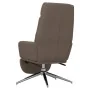 Sillón de relax con reposapiés tela gris taupe de , Sillones - Ref: Foro24-3097533, Precio: 125,37 €, Descuento: %