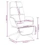 Sillón de relax con reposapiés tela gris taupe de , Sillones - Ref: Foro24-3097533, Precio: 125,37 €, Descuento: %