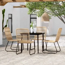 Juego de comedor para jardín 5 piezas color roble de , Conjuntos de jardín - Ref: Foro24-3099174, Precio: 555,69 €, Descuento: %