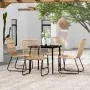 Juego de comedor para jardín 5 piezas color roble de , Conjuntos de jardín - Ref: Foro24-3099174, Precio: 555,69 €, Descuento: %