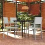 Juego de comedor de jardín de 5 piezas blanco de , Conjuntos de jardín - Ref: Foro24-3099270, Precio: 305,83 €, Descuento: %