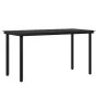 Juego de comedor de jardín 7 piezas con cojines marrón y negro de , Conjuntos de jardín - Ref: Foro24-3099302, Precio: 511,62...