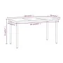Juego de comedor de jardín 7 piezas con cojines marrón y negro de , Conjuntos de jardín - Ref: Foro24-3099302, Precio: 511,62...
