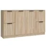 Aparadores 3 piezas madera contrachapada color roble sonoma von , Sideboards - Ref: Foro24-3115846, Preis: 138,56 €, Rabatt: %