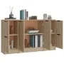 Aparadores 3 piezas madera contrachapada color roble sonoma von , Sideboards - Ref: Foro24-3115846, Preis: 138,56 €, Rabatt: %