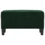 Banco de terciopelo verde oscuro 70x35x41 cm de , Bancos - Ref: Foro24-349399, Precio: 50,31 €, Descuento: %