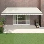 Toldo retráctil automático color crema 5x3 m de , Toldos - Ref: Foro24-3154505, Precio: 459,93 €, Descuento: %