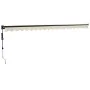 Toldo retráctil automático color crema 5x3 m de , Toldos - Ref: Foro24-3154505, Precio: 459,93 €, Descuento: %