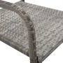 Juego de comedor jardín 5 pzas ratán sintético acero gris negro de , Conjuntos de jardín - Ref: Foro24-3203292, Precio: 237,4...