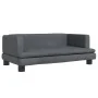 Cama para perros de terciopelo gris oscuro 80x45x30 cm de , Camas para perros - Ref: Foro24-171896, Precio: 81,59 €, Descuent...