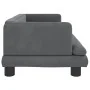 Cama para perros de terciopelo gris oscuro 80x45x30 cm de , Camas para perros - Ref: Foro24-171896, Precio: 81,59 €, Descuent...
