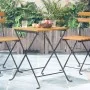 Mesa bistró de terraza madera maciza de acacia 55x54x71 cm de , Mesas de jardín - Ref: Foro24-313158, Precio: 72,18 €, Descue...