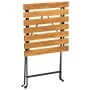 Mesa bistró de terraza madera maciza de acacia 55x54x71 cm de , Mesas de jardín - Ref: Foro24-313158, Precio: 72,18 €, Descue...