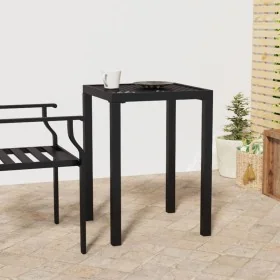 Mesa de jardín de acero gris antracita 50x50x72 cm de , Mesas de jardín - Ref: Foro24-362742, Precio: 81,52 €, Descuento: %