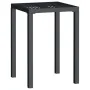 Mesa de jardín de acero gris antracita 50x50x72 cm de , Mesas de jardín - Ref: Foro24-362742, Precio: 81,52 €, Descuento: %