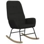Silla mecedora de tela negra de , Mecedoras - Ref: Foro24-341259, Precio: 123,63 €, Descuento: %