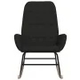 Silla mecedora de tela negra de , Mecedoras - Ref: Foro24-341259, Precio: 123,63 €, Descuento: %