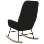 Silla mecedora de tela negra de , Mecedoras - Ref: Foro24-341259, Precio: 123,63 €, Descuento: %