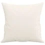 Cojines decorativos 2 uds cuero sintético crema 40x40 cm de , Cojines - Ref: Foro24-349480, Precio: 26,22 €, Descuento: %
