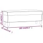 Banco de terciopelo verde oscuro 100x35x41 cm de , Bancos - Ref: Foro24-349423, Precio: 57,56 €, Descuento: %